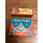 Vintage 1920s Amaco & Clay-Play Modeling Toy Clay FULL Boxes Stewart Clay Co.