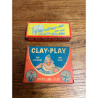 Vintage 1920s Amaco & Clay-Play Modeling Toy Clay FULL Boxes Stewart Clay Co.