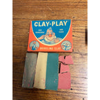 Vintage 1920s Amaco & Clay-Play Modeling Toy Clay FULL Boxes Stewart Clay Co.