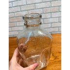 Hawthorn Mellody Embossed Half Gallon Milk Bottle Illinois