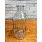 Hawthorn Mellody Embossed Half Gallon Milk Bottle Illinois