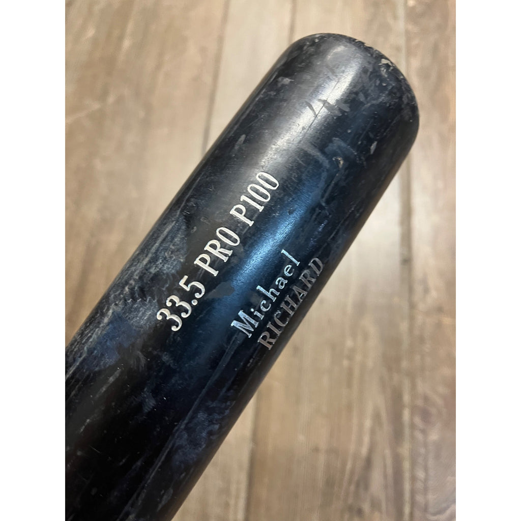 Michael Richard Kane County Cougars Game Used Baseball Bat MLB Old Hickory Pro P100