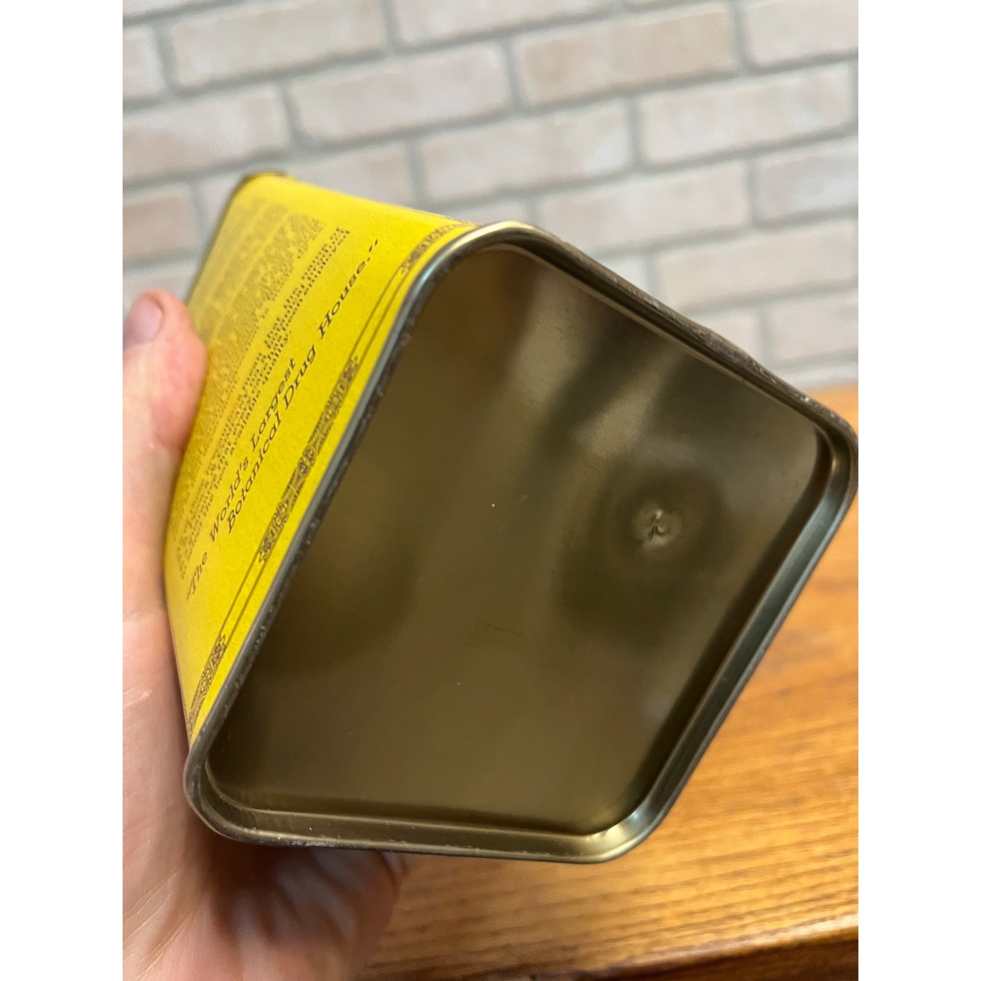 Antique Pharmacy Apothecary Penick's Aniseed Powdered In Tin Cardboard