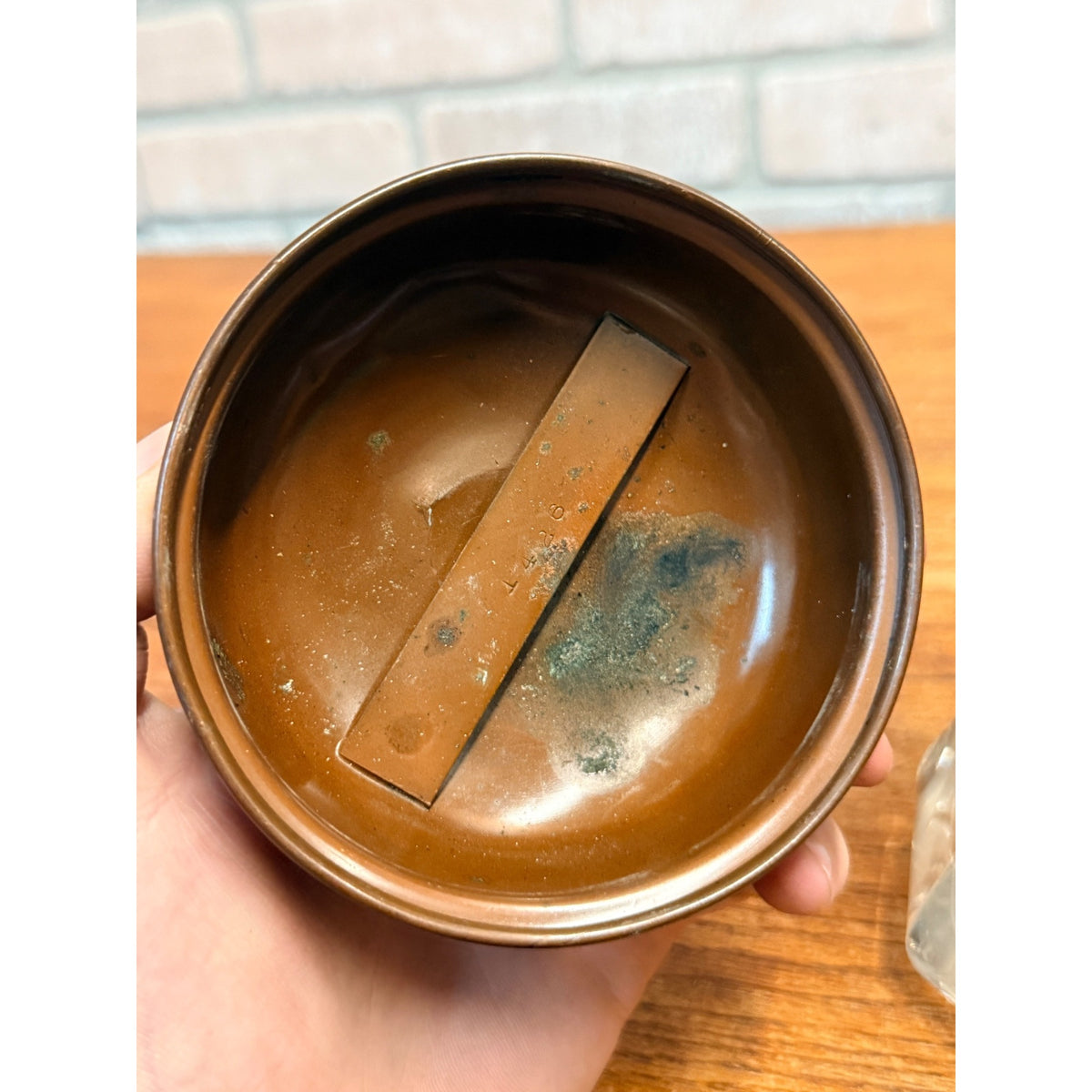 Antique c1900 Art Nouveau Cameo Glass Tobacco Humidor Jar Bronze Lid