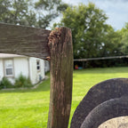Vintage Standing Grim Reaper Folk Art 6ft Halloween Car Club Sign