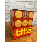 Vintage TITA Crackers Tin - Rovira Biscuit Co - Ponce, Puerto Rico 48oz