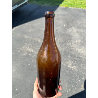 Vintage Quart Phil Scheuermann Brewery Hancock Michigan Beer Bottle