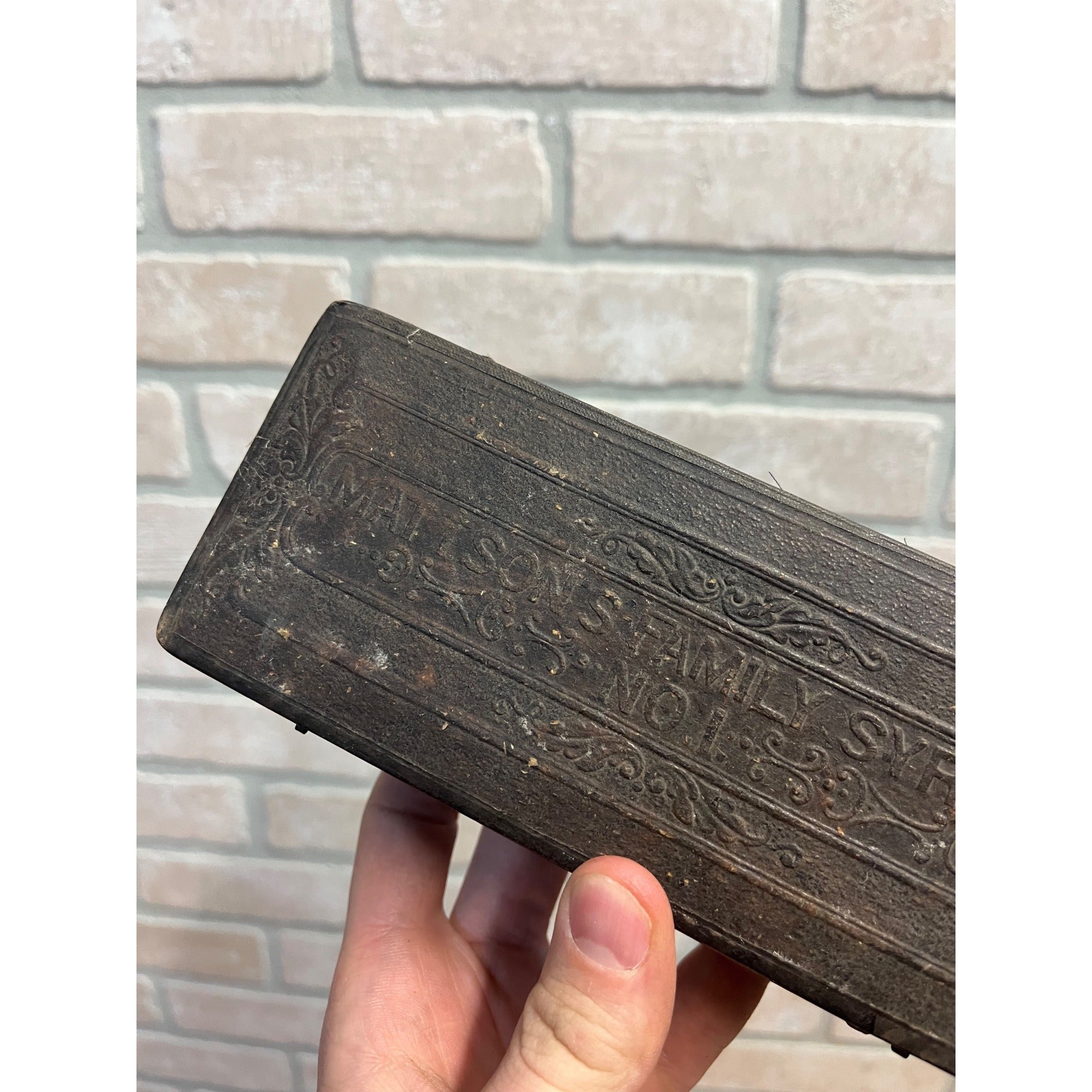 Rare Antique Mattsons Family Syringe Box - Unique Medical Collectible