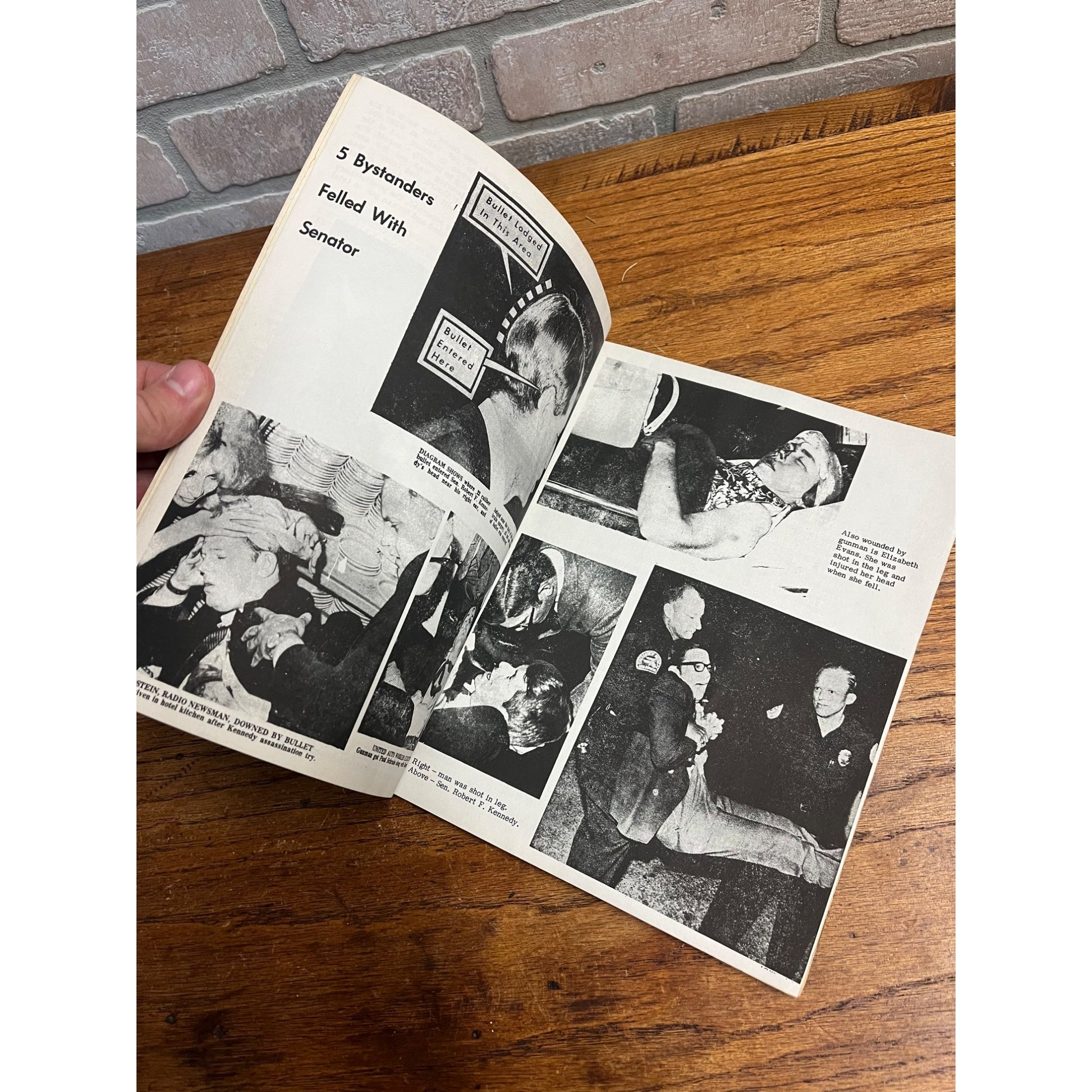 The Assassination of R.F.K. Robert Kennedy 1968 Collector's Copy Magazine Book