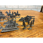 Vintage 1970s Greenfield Village Lead US Army Figures Calvary Battleships Lot