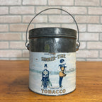 Vintage Summer-Time Tobacco Tin Pail Advertising Can Paper Label