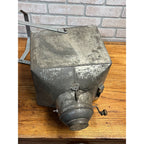 Antique Hoosier Flour Sifter -Galvanized Metal Bin - Hand Crank - Kitchen Bin