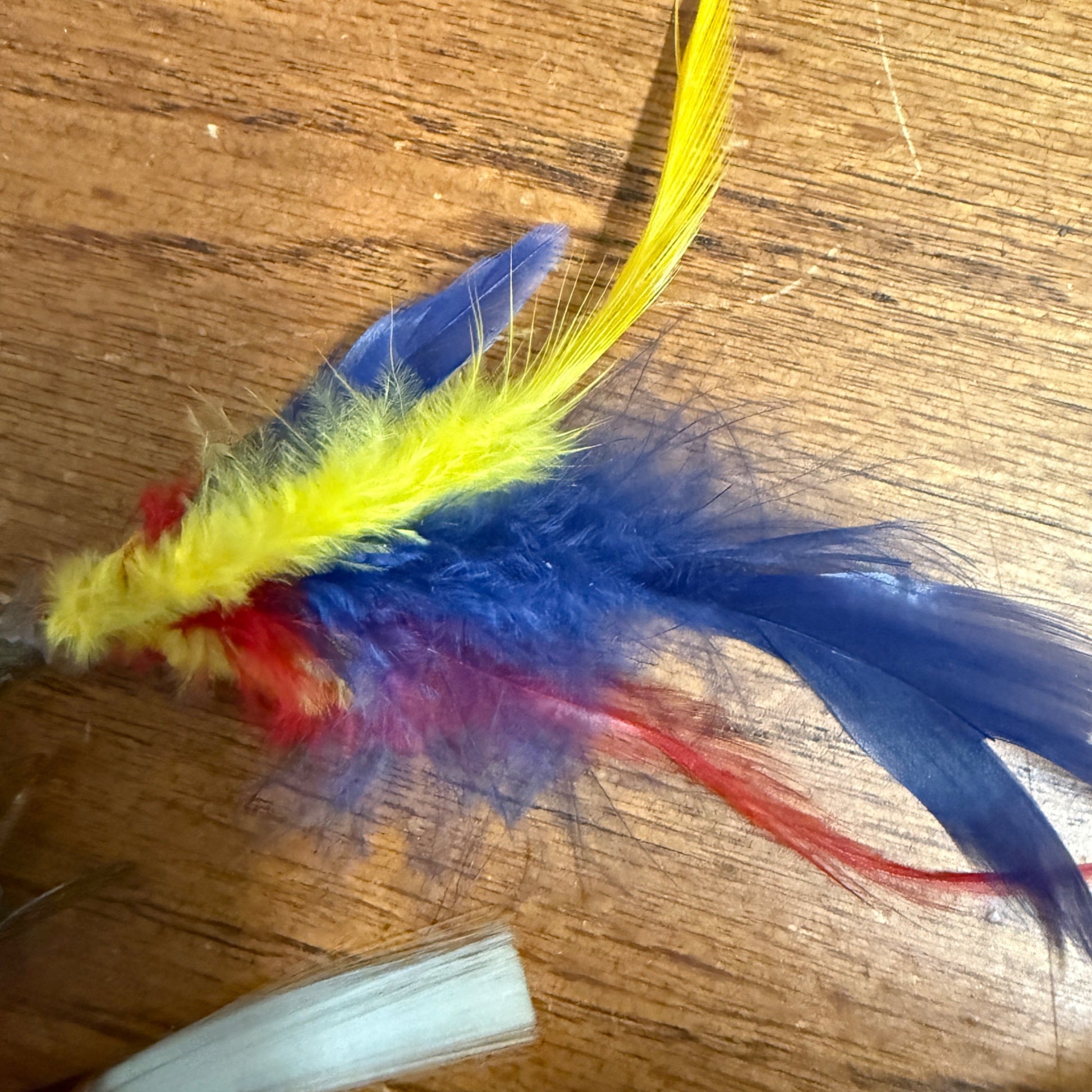 Vintage Mercury Glass Birds Clip-0n Ornament Set 6 White Spun Tail