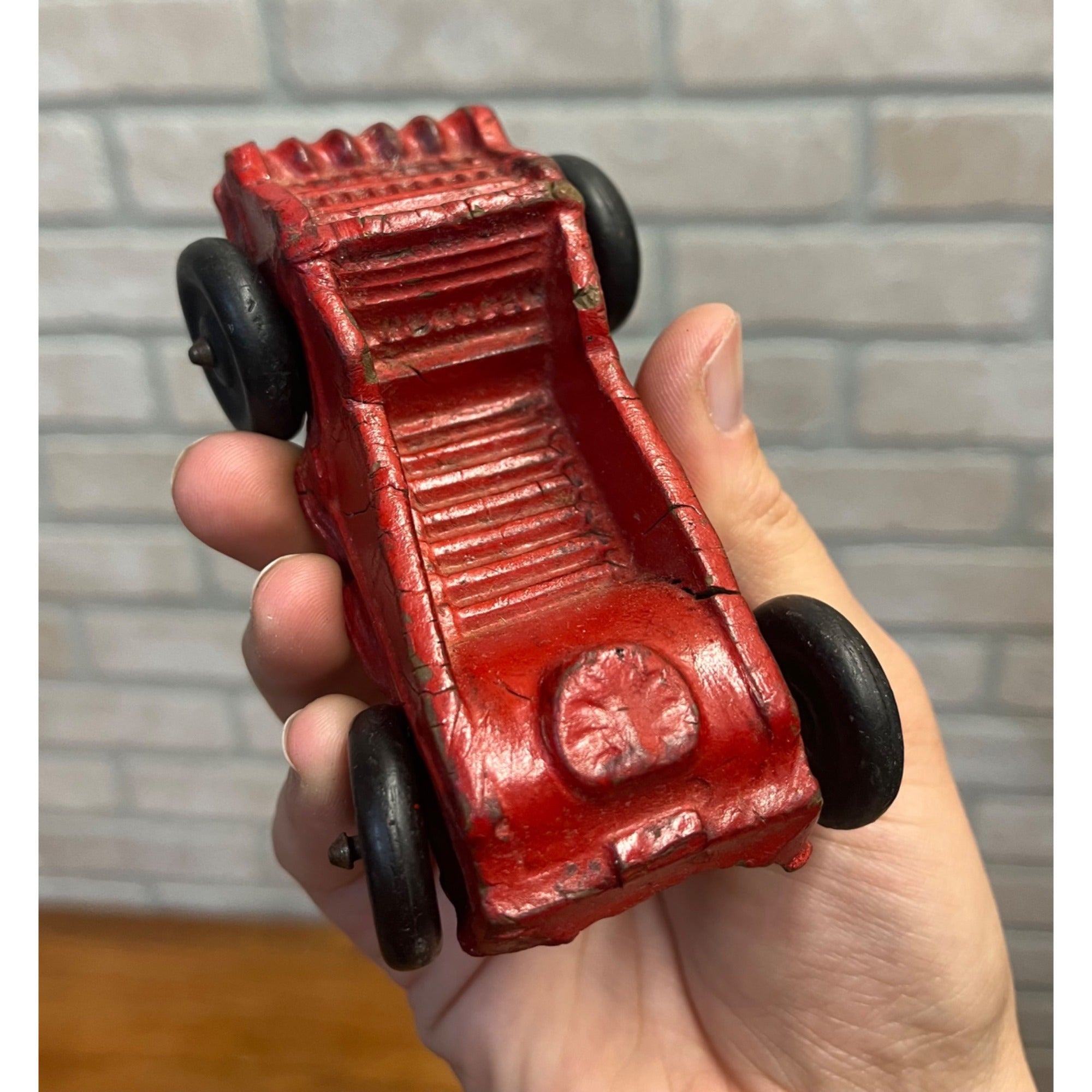 Vintage ARCOR Auburn Rubber Toys Rubber Farm Trailer Machinery Toy