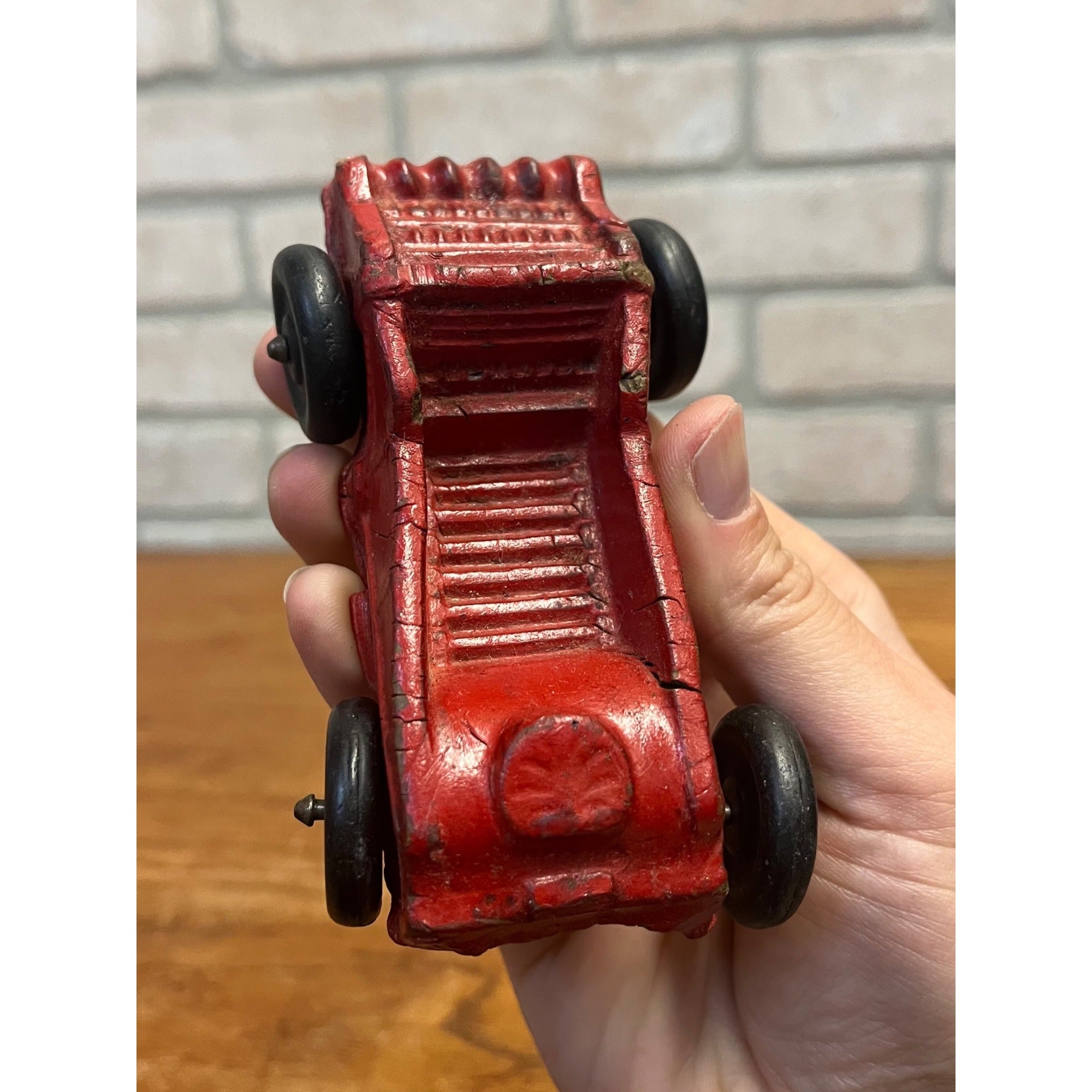 Vintage ARCOR Auburn Rubber Toys Rubber Farm Trailer Machinery Toy