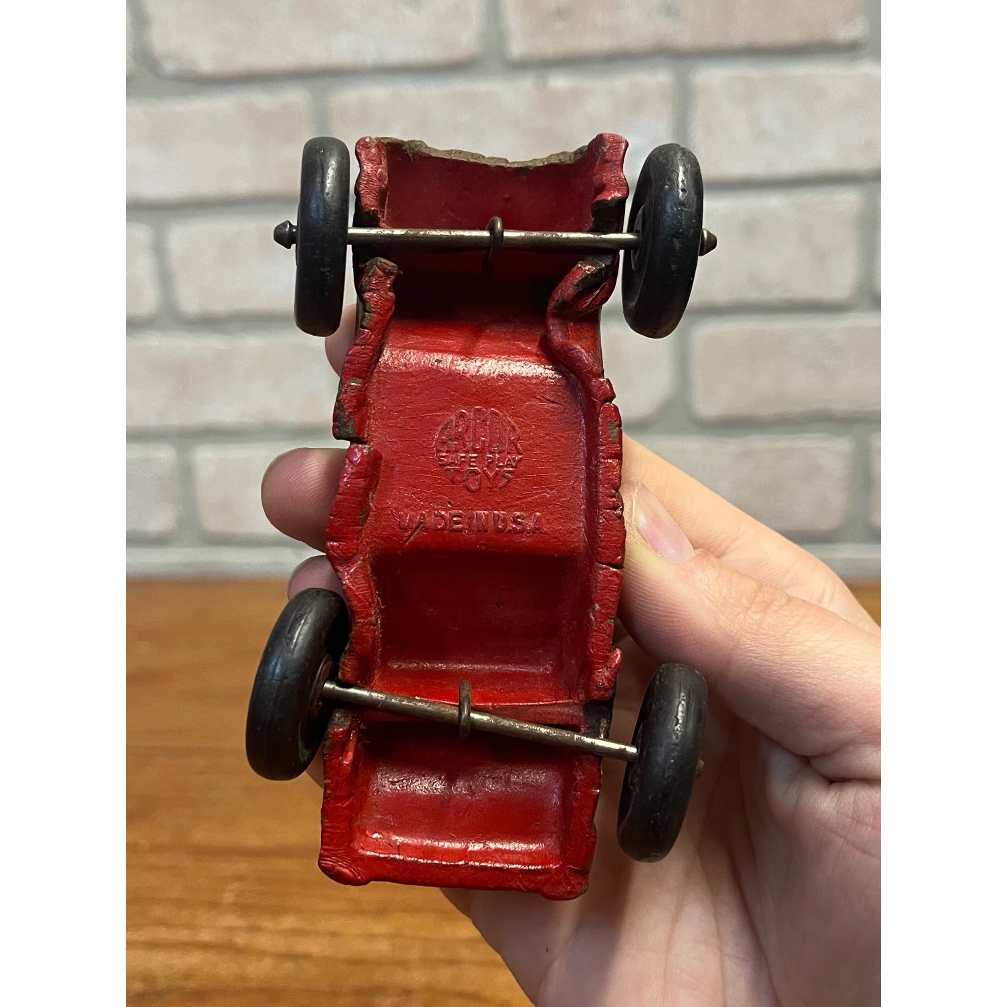 Vintage ARCOR Auburn Rubber Toys Rubber Farm Trailer Machinery Toy