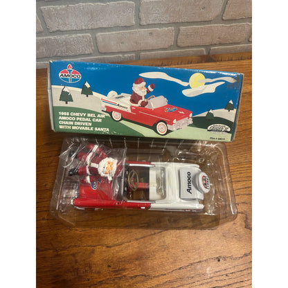 1955 Chevy Bel Air AMOCO Pedal Car & Santa Gearbox Diecast + Box