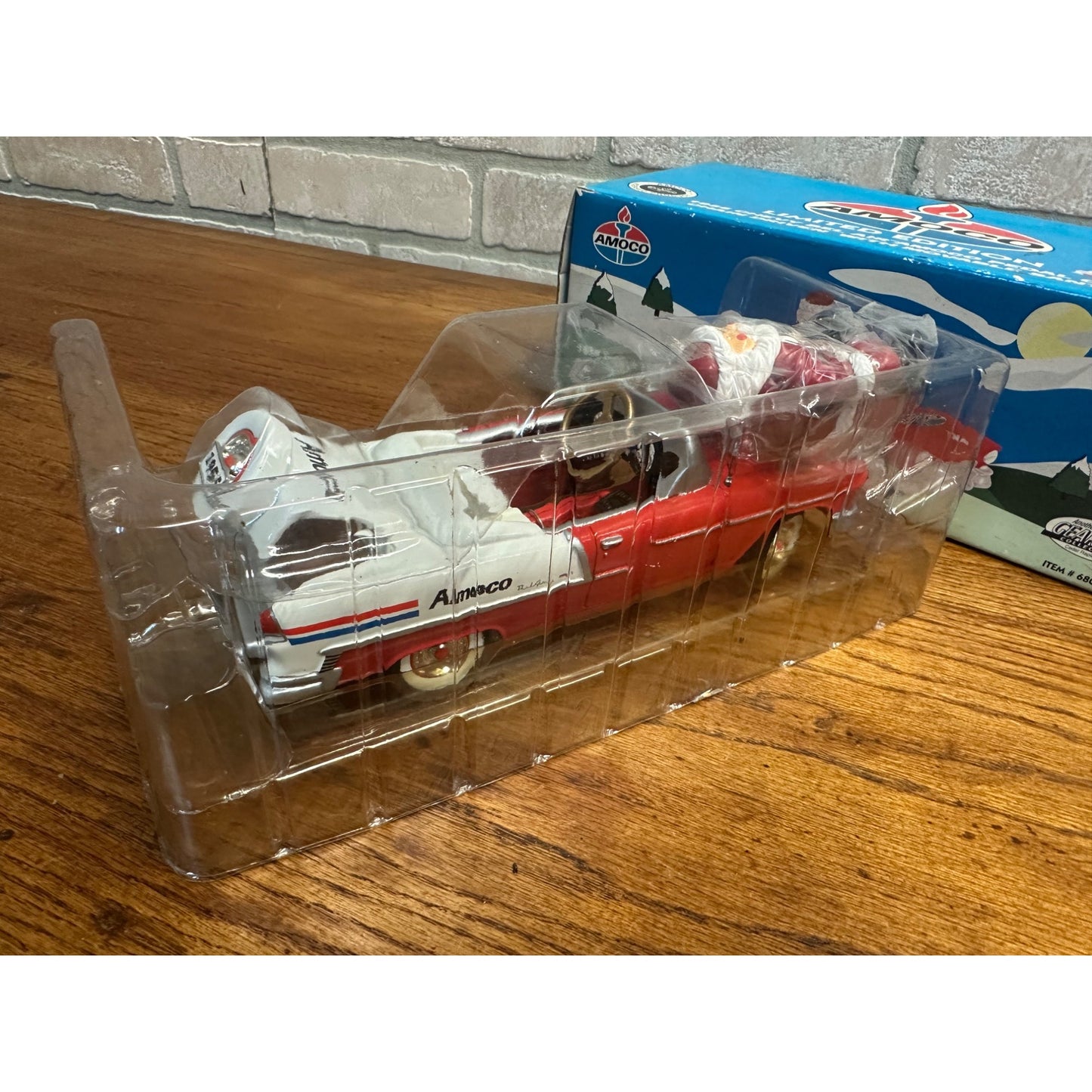 1955 Chevy Bel Air AMOCO Pedal Car & Santa Gearbox Diecast + Box
