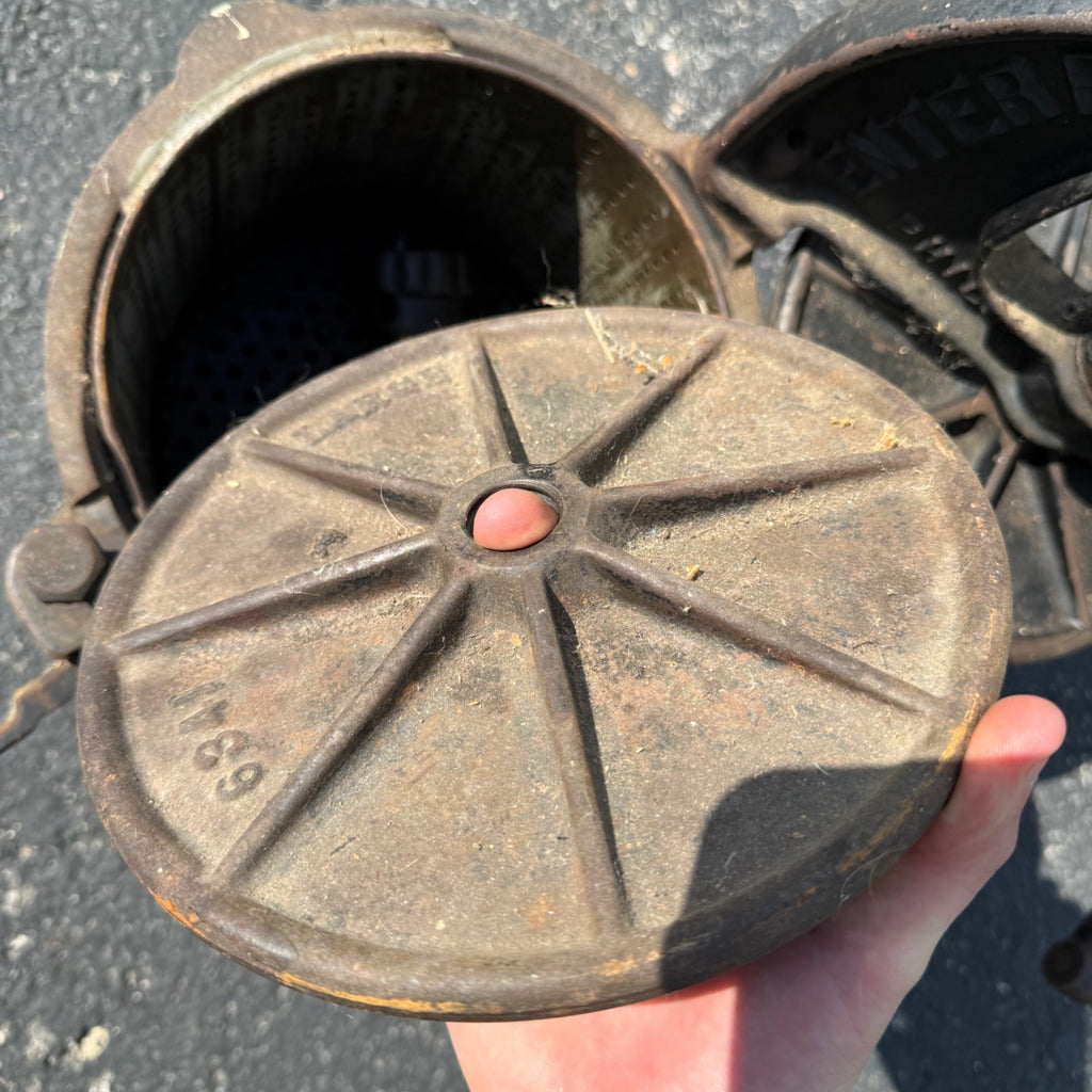 Antique Cast Iron Enterprise MFG Co Sausage Stuffer Tool