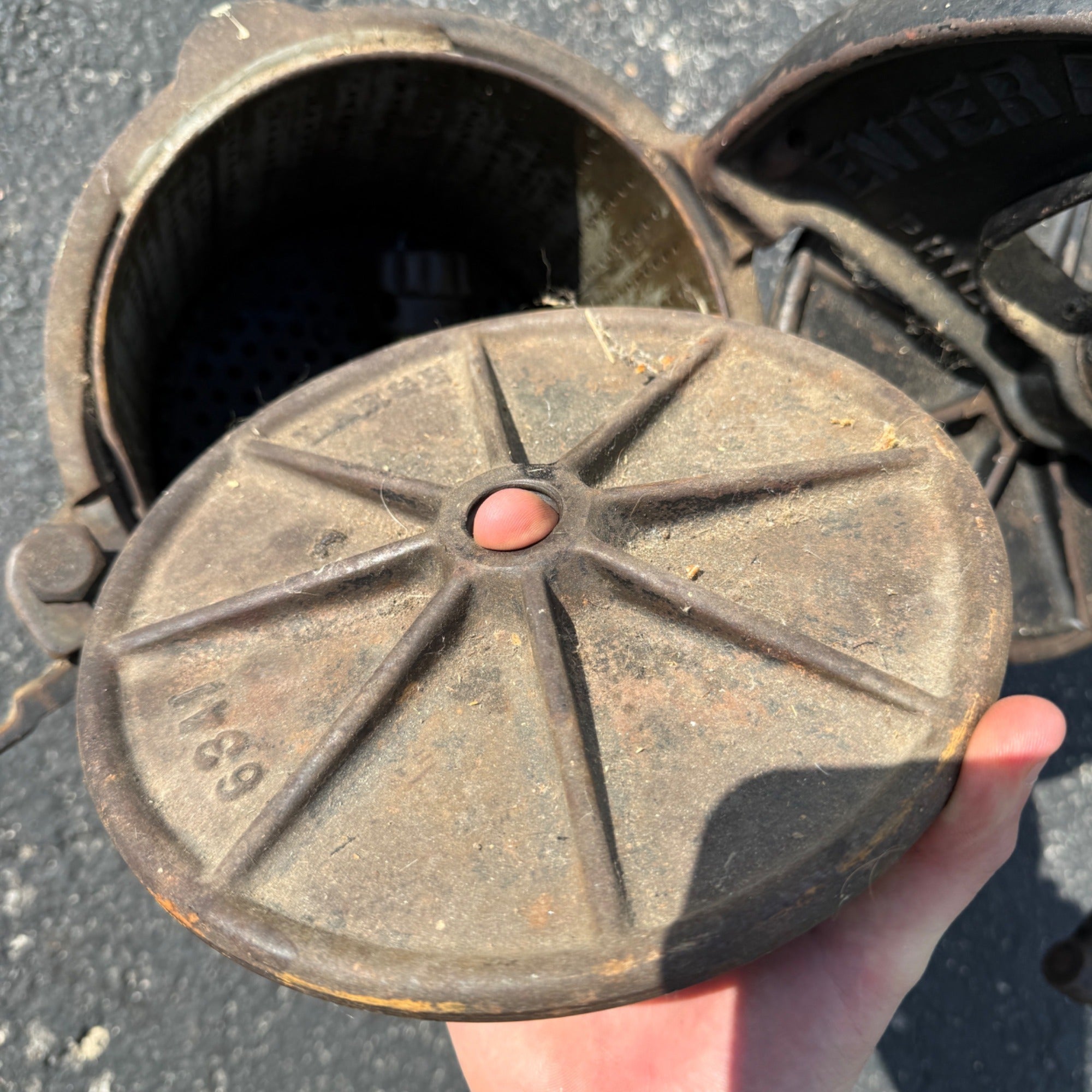 Antique Cast Iron Enterprise MFG Co Sausage Stuffer Tool