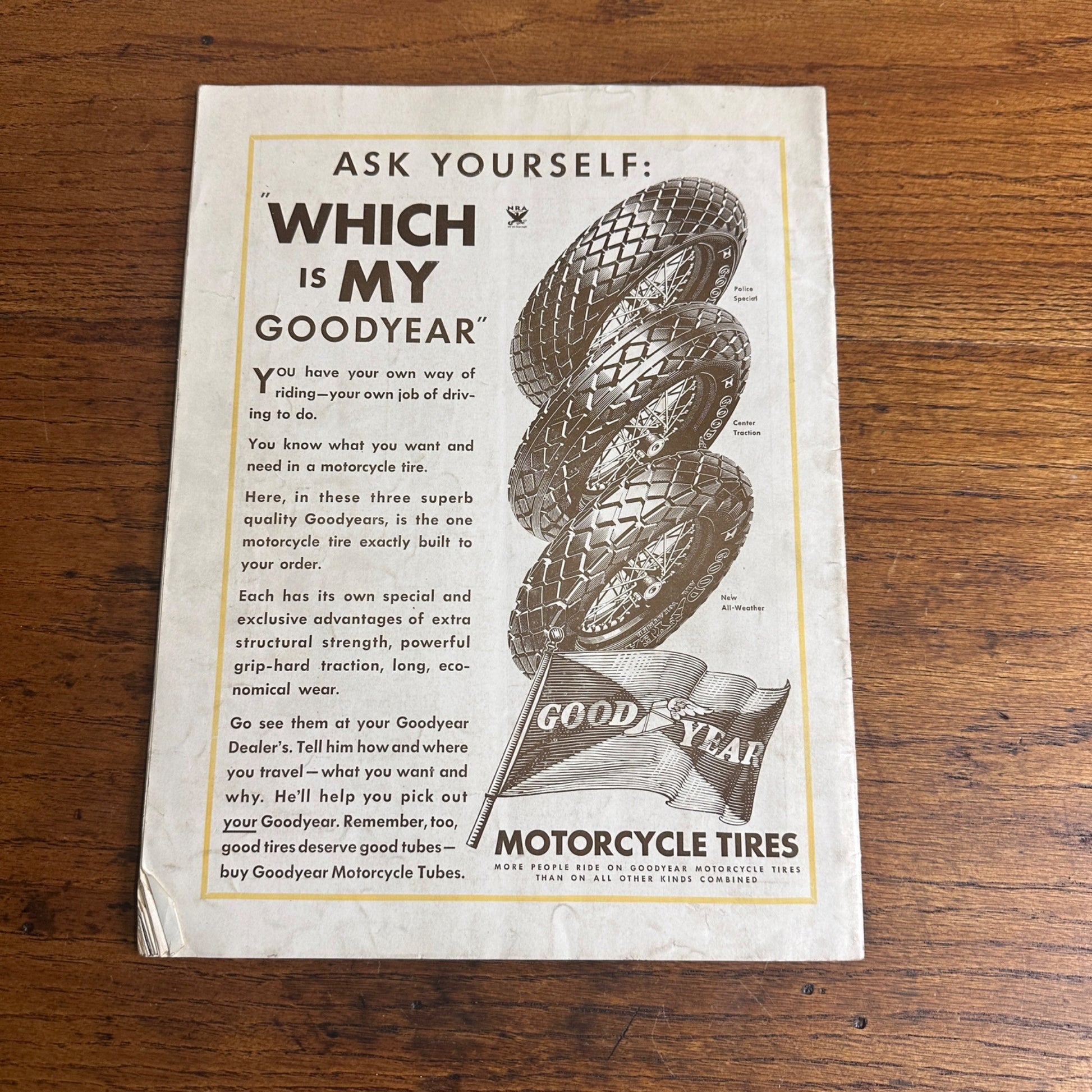 Vintage The Motorcyclist Magazine January 1934 Harley Indian Motorcycle Ads
