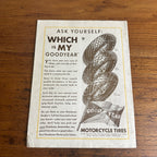 Vintage The Motorcyclist Magazine January 1934 Harley Indian Motorcycle Ads