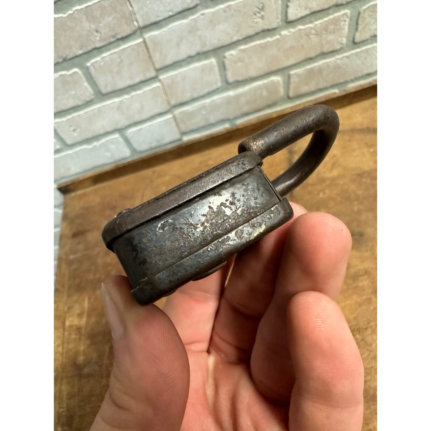 Antique 1900s Reese Cylinder Brass Padlock + German Art Deco Lock - NO KEYS