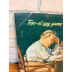 Original Schmidt's City Club Beer Norman Rockwell Cardboard Lithograph Sign