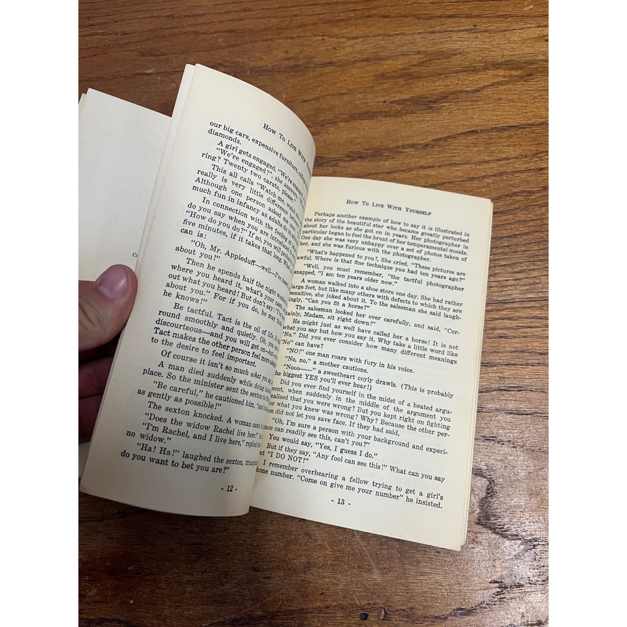 Dr Murray Banks Autographed Signed How to Live With Yourself Book Self-Help 1949