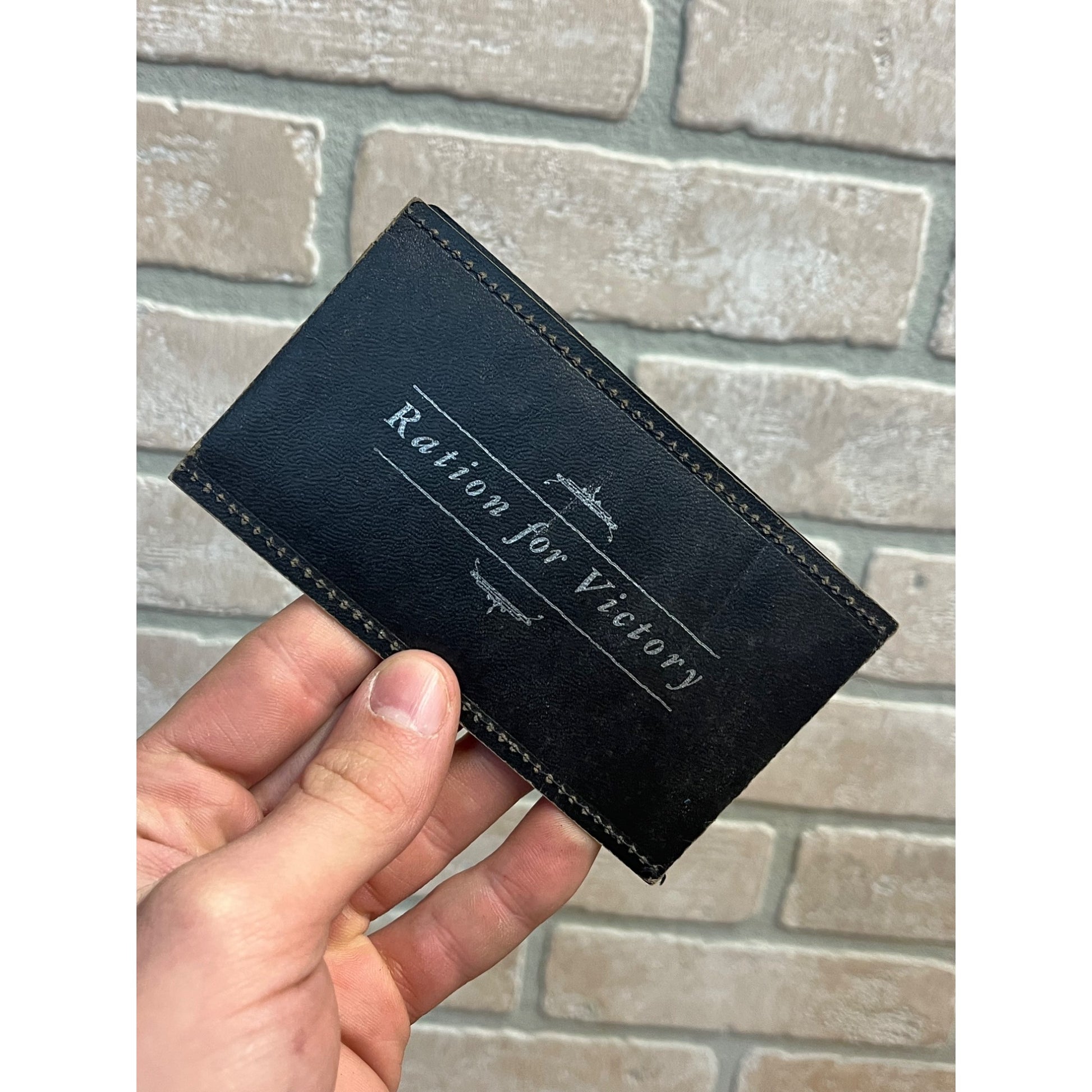 Vintage 1940s Texaco Gasoline Stamps & Tire Record Holder Waupaca Wisconsin