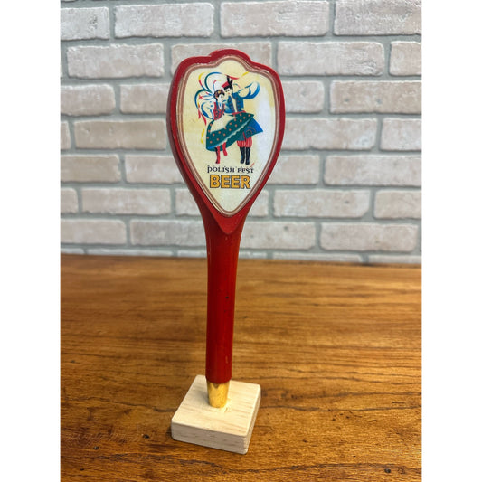 Vintage Polish Fest Beer Milwaukee Wisconsin Tap Handle