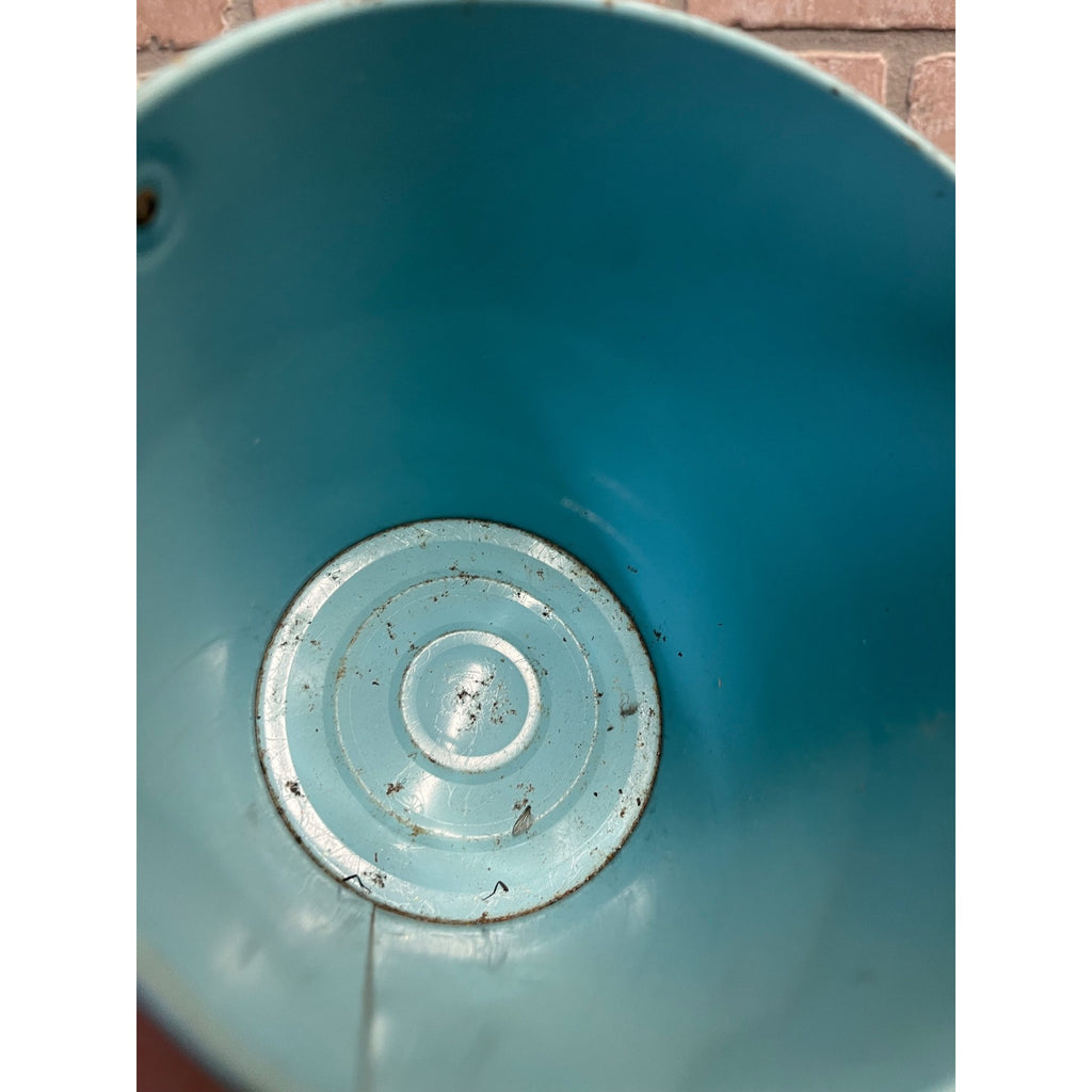 Vintage Ohio Art Co. Tin Litho Child's Beach Sand Pail Bucket Toy 7.5" NEAR MINT