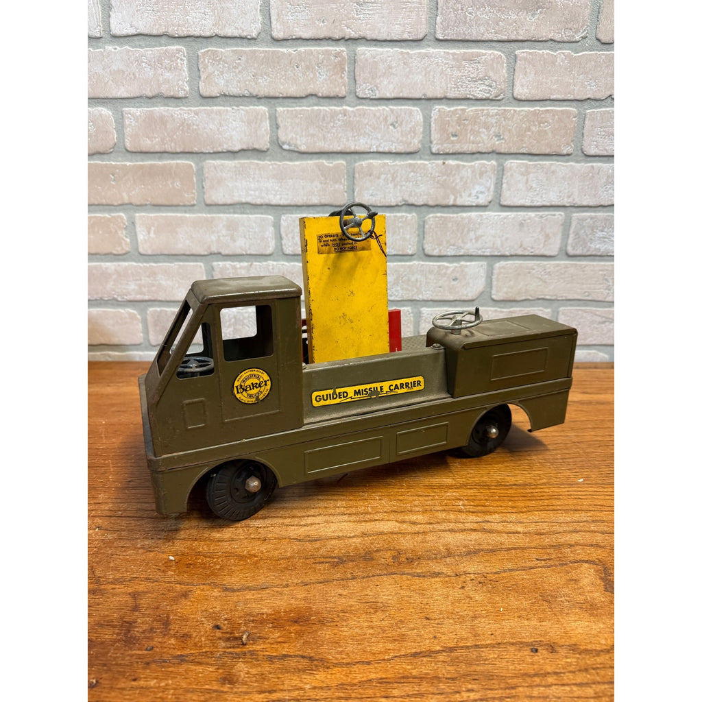 Vintage Nylint Guided Missile Carrier Baker Industrial Trucks Traveloader Toy