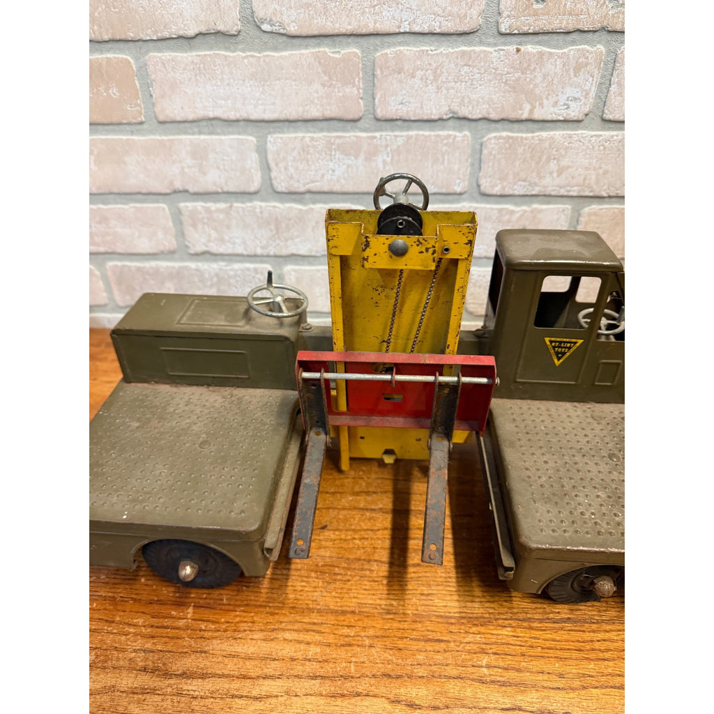 Vintage Nylint Guided Missile Carrier Baker Industrial Trucks Traveloader Toy