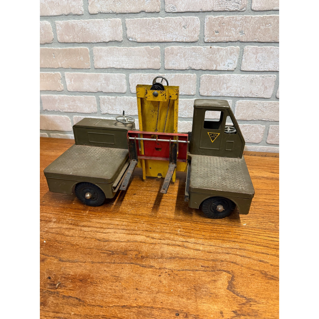 Vintage Nylint Guided Missile Carrier Baker Industrial Trucks Traveloader Toy