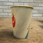 Vintage RC Cola Royal Crown Paper Wax Soda Cup Striped
