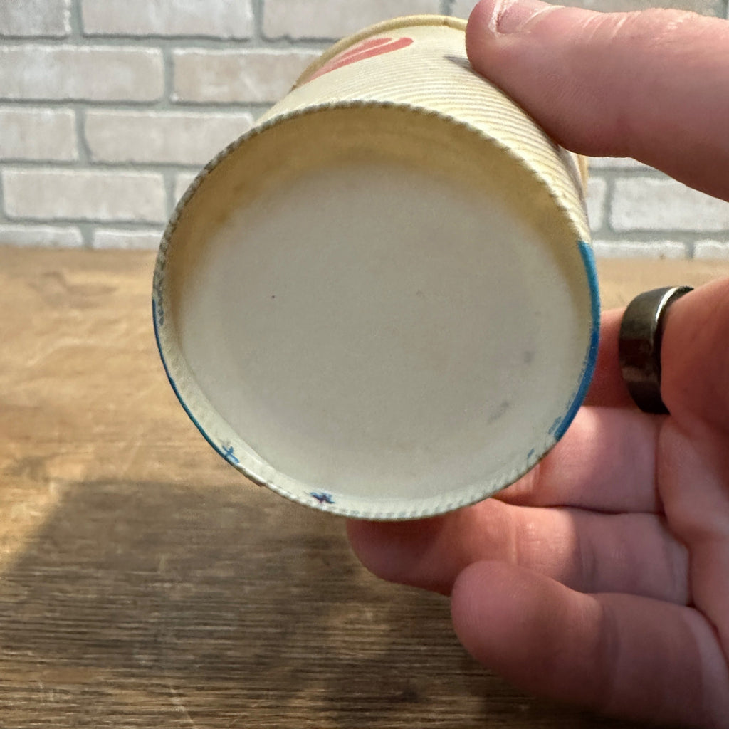 Vintage RC Cola Royal Crown Paper Wax Soda Cup Striped