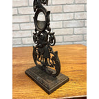 Antique Cast Metal Pocket Watch Stand Holder Victorian Ornate