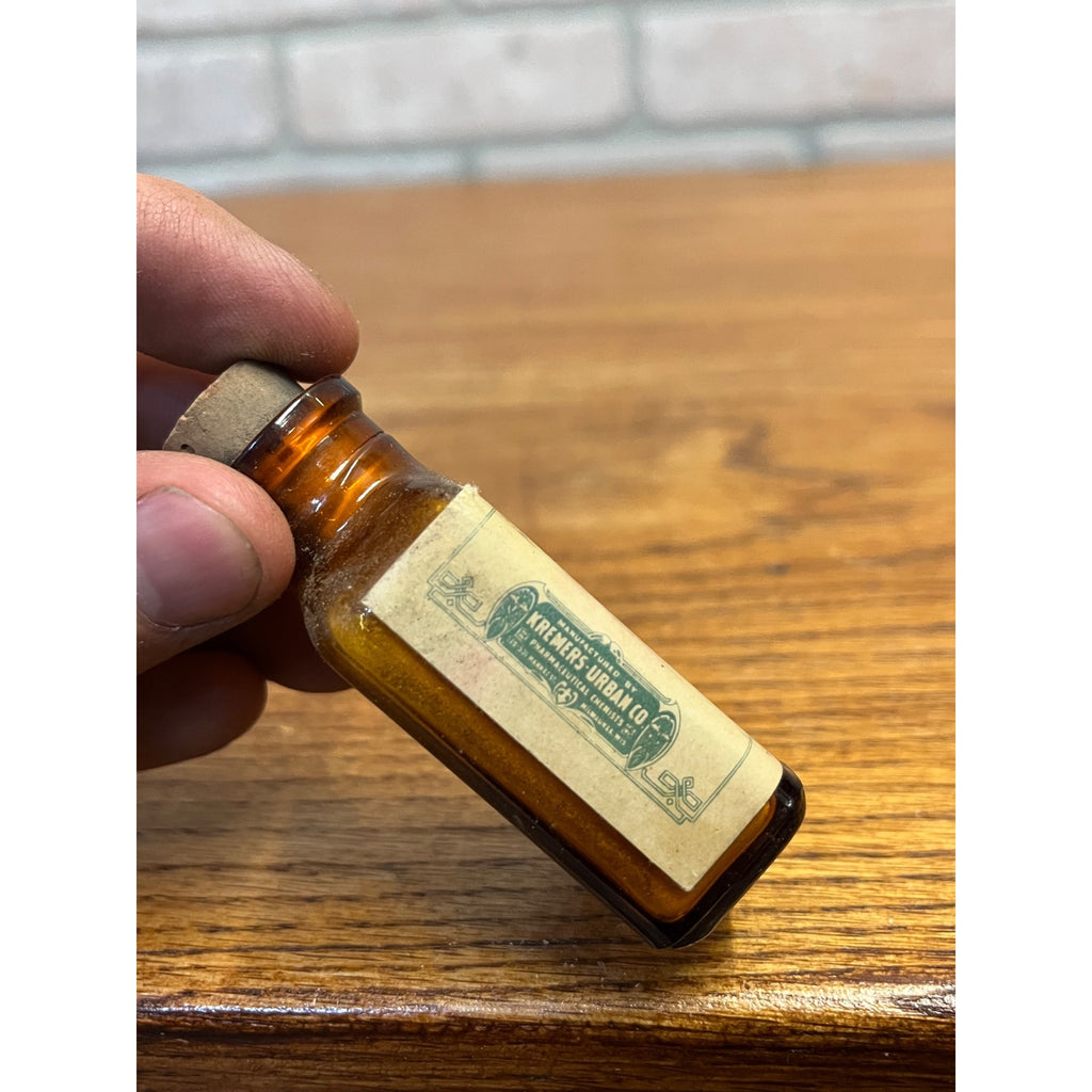 Medicine Amber Bottle Pharmacy Aceto Salicylic Acid Kremers Milwaukee Wis