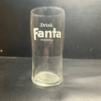 Vintage Drink Fanta White Orange Soda ACL Soda Fountain Glass