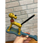 Vintage Fisher Price Pull-String Toy 1940s Pluto Pop-Up Disney Pluto