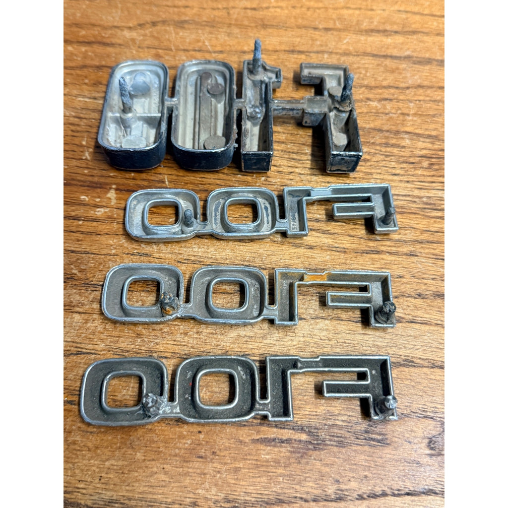 Vintage Ford F-100 Lot Emblem Badges Script OEM Original Parts