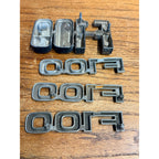 Vintage Ford F-100 Lot Emblem Badges Script OEM Original Parts