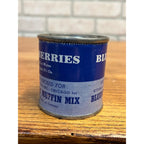 Vintage Blueberry Muffin Mix Tin Can Kitchen Art Foods Inc Chicago Il Kitchen