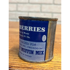 Vintage Blueberry Muffin Mix Tin Can Kitchen Art Foods Inc Chicago Il Kitchen