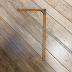 Antique 24" X 12" Ornate Tailor's Dressmakers Wooden Square Measuring Rule Carpentry Tool