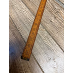 Antique 24" X 12" Ornate Tailor's Dressmakers Wooden Square Measuring Rule Carpentry Tool