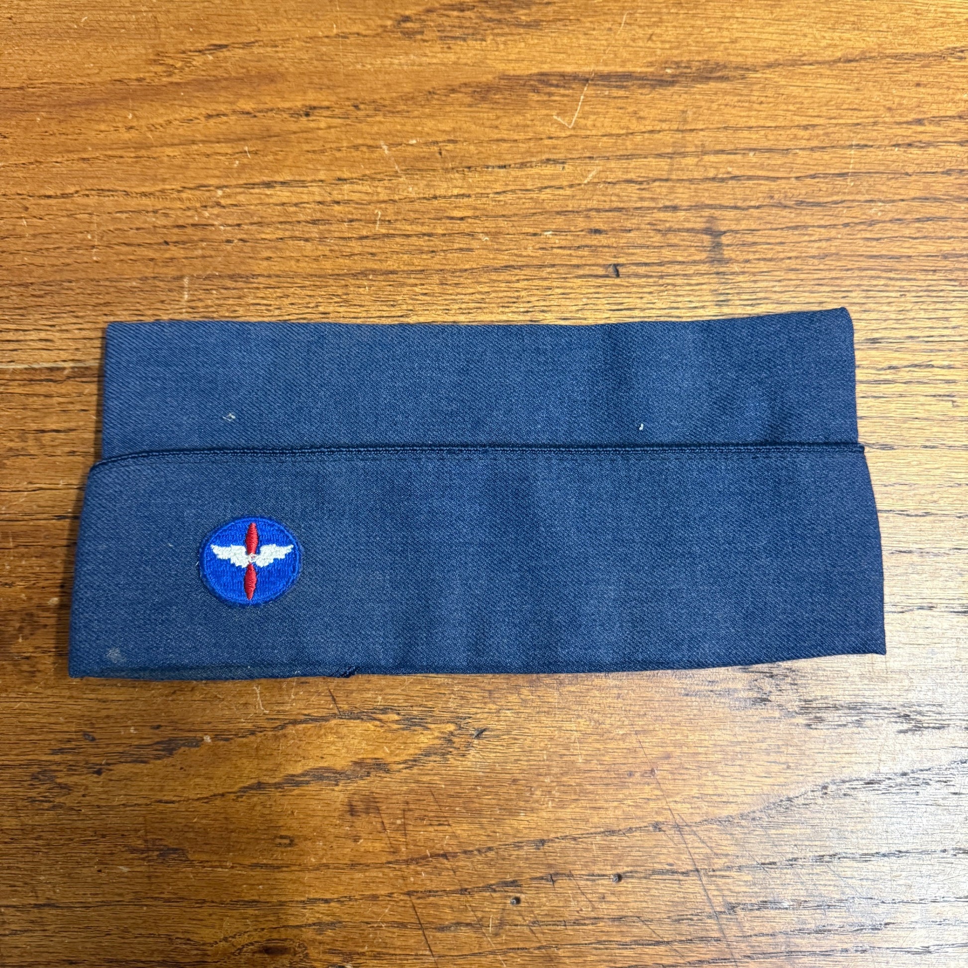 Vintage WWII Era Civil Air Patrol Garrison Cap Navy Blue Patch Homefront