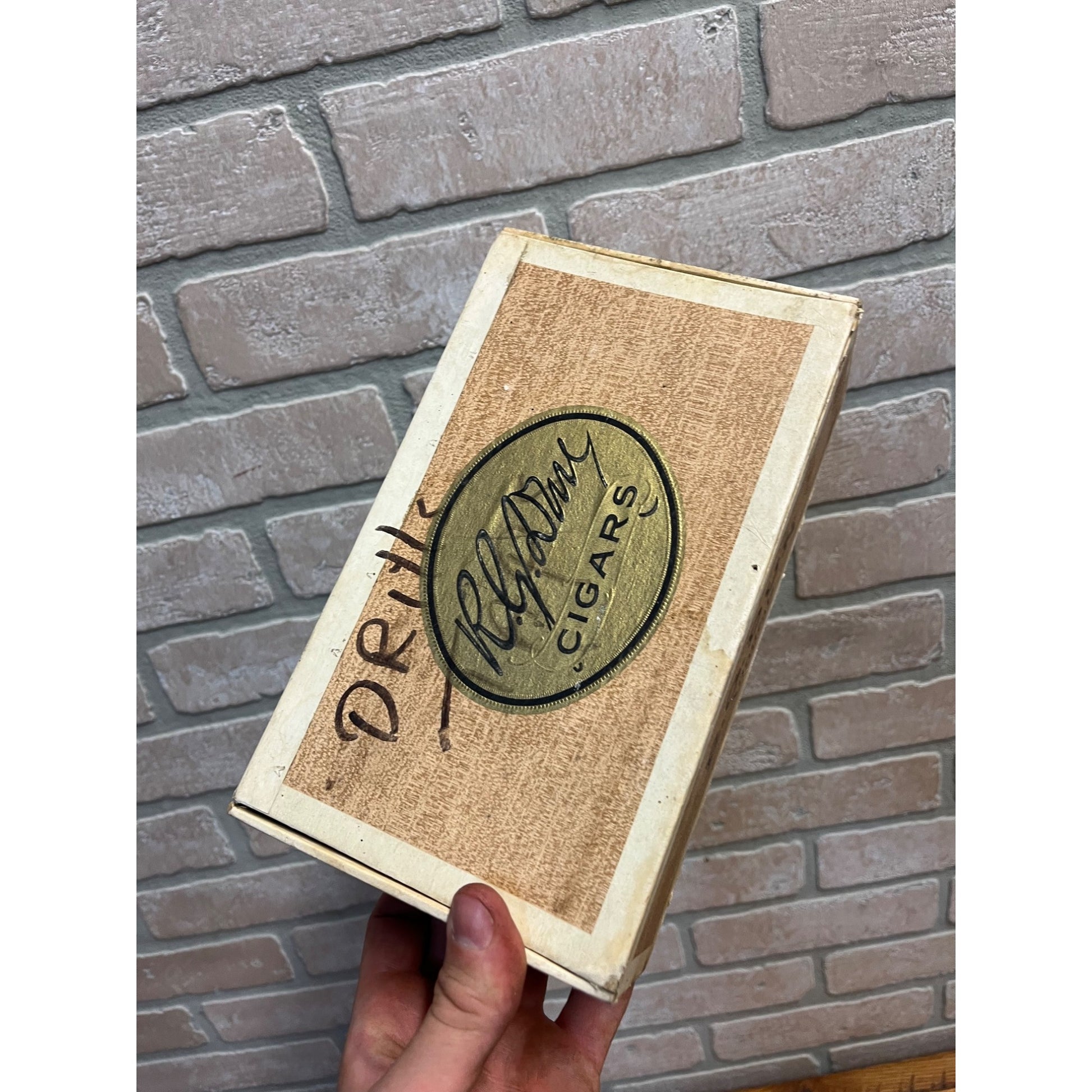 Vintage R.G. Dunn Admirals Cigar Box Pressed Cardboard Ohio