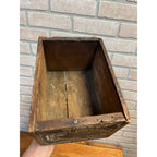 Antique West Enamel Dressing Carriage Tops Advertising Crate Rockford IL Ill.